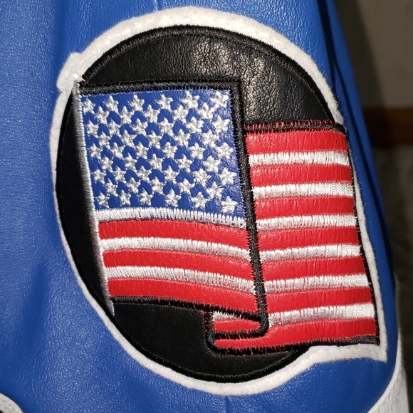 NWOT Vintage USA Leather Jacket - Picture 3 of 4